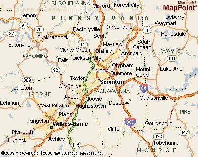 where is scranton pa on the map|Iba pa.
